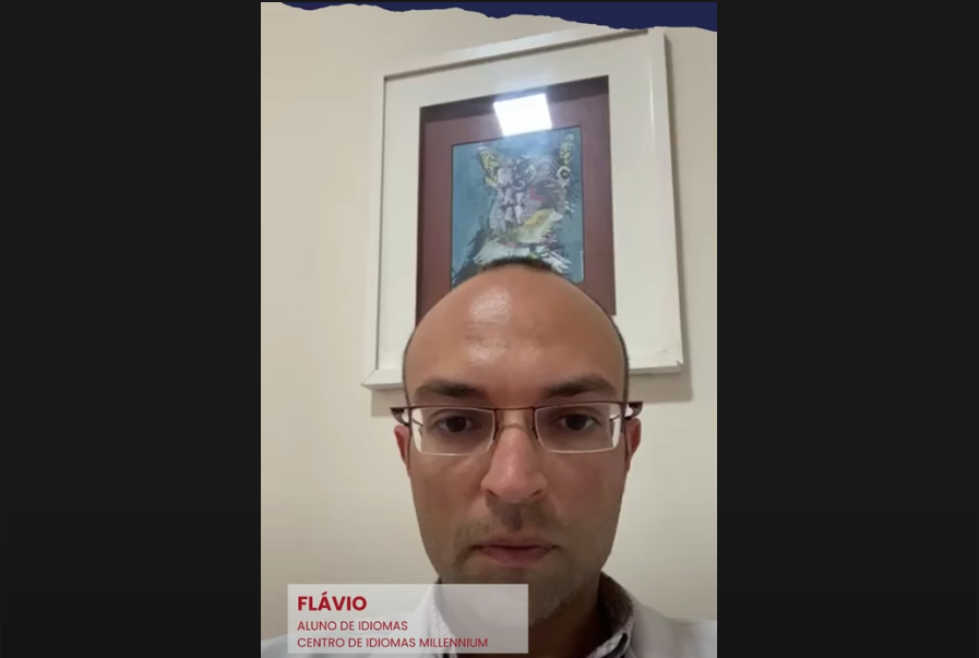 Flávio, Aluno de Idiomas, Centro de Idiomas Millennium 