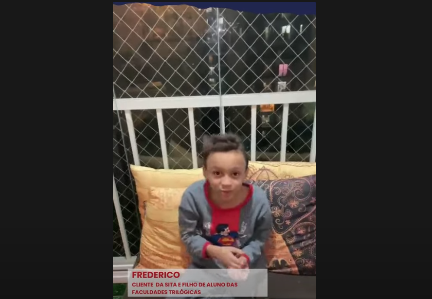 Frederico, Cliente da SITA e Filho de Aluno das Faculdades Trilógicas